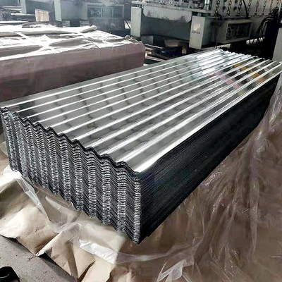Prepainted GI 물결 모양 금속 루핑 장 입히는 1.5mm 간격 아연