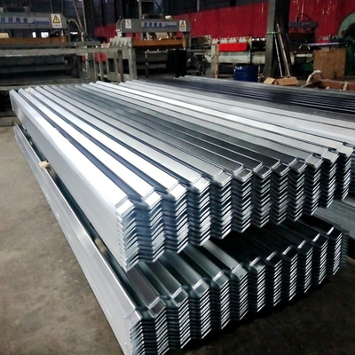 Prepainted GI 물결 모양 금속 루핑 장 입히는 1.5mm 간격 아연