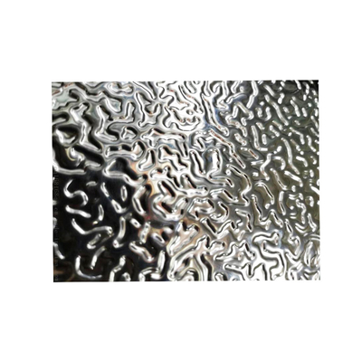 ASTM 스테인레스 강 장식적 물 잔물결은 201 202 203 304 316 340 430을 시트로 덮습니다