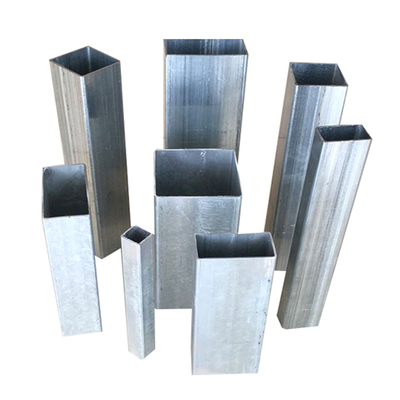 Q235 검은 분말 코팅된 사각 배관 Astm 12ft 이음새가 없는 사각형 강철관