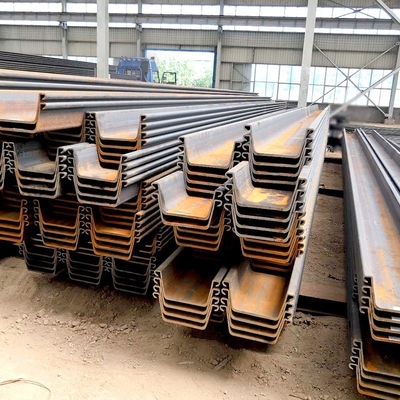 U자 형상 Astm A36 탄소강판 SY295 핫 롤링 시트 파일