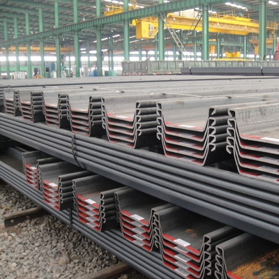 U자 형상 Astm A36 탄소강판 SY295 핫 롤링 시트 파일